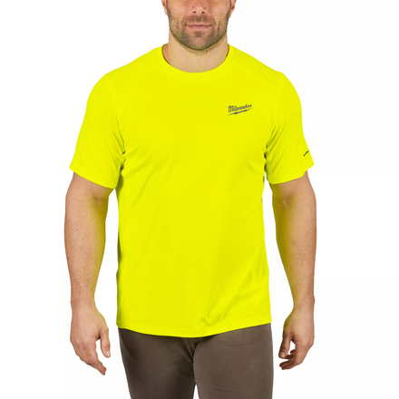 T-SHIRT WORKSKIN MANCHES-COURT JAUNE M. - Blister MILWAUKEE EPI - 4932493074