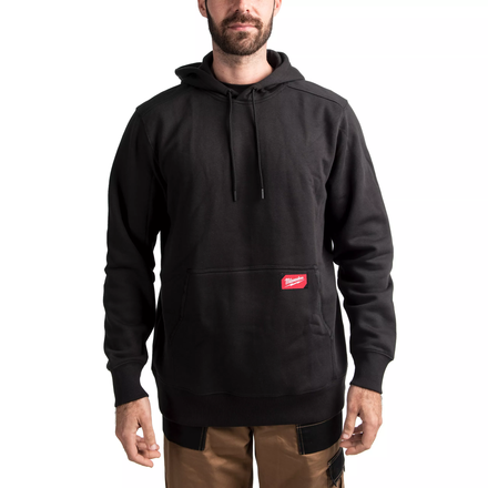 SWEAT MID À CAPUCHE NOIR - TAILLE (M) - Blister MILWAUKEE EPI - 4932493117