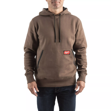 SWEAT À CAPUCHE MARRON - TAILLE XL - MILWAUKEE EPI - 4932493134