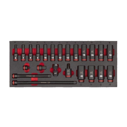 MODULES SERVANTE DOUILLES LONGUE 3/8 - MILWAUKEE - 4932493390