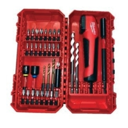 COFFRET EMBOUTS SHOCKWAVE 38 PCS+ ANGLE MILWAUKEE - 4932493653