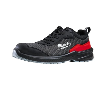 Chaussure de sécurité basse noire et rouge MILWAUKEE FLEXTRED S1PS SR ESD FO