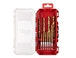 Coffret 10 forets métaux HSS-G Red Hex MILWAUKEE - 4932493865