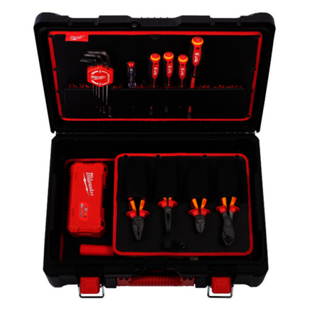 SET PACKOUT ELECTRICIEN 62 PIECES MILWAUKEE - 4932499466