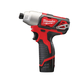 Visseuse à Chocs MILWAUKEE M12 BID-202C 12 V 2,0Ah avec deux batteries - 4933441960