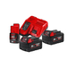 Pack Energie M18 5 Ah MILWAUKEE M18 NRG 502 + batterie M12 2 Ah- 4933459217
