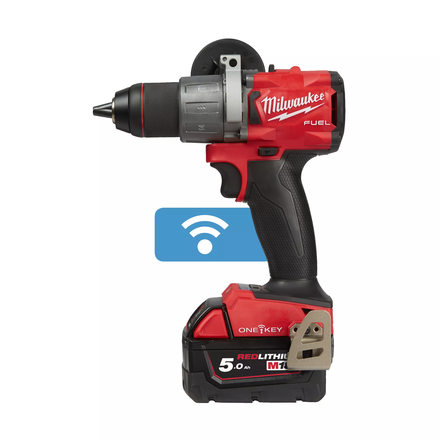 Perceuse Percussion FUEL II, 18V, 5,0Ah, 135 Nm, Bluetooth MILWAUKEE M18 ONEPD2-502X - 4933464527