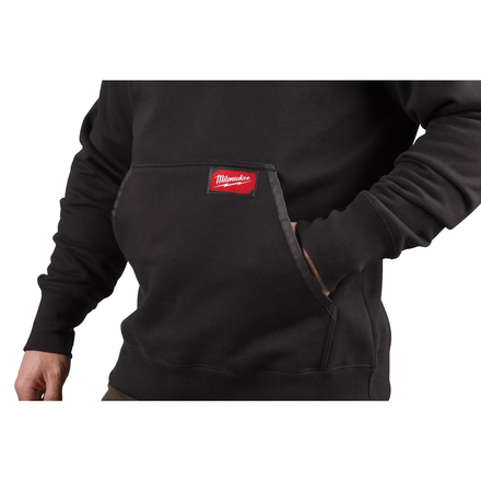 Sweat de travail a capuche noir - taille (m) MILWAUKEE - 4933478213