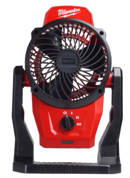 Ventilateur de chantier, 12V, sans batterie sans batterie ni chargeur MILWAUKEE - 4933478228