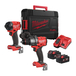 Pack duo perceuse à percussion + visseuse à chocs M18 FPP2A3-502X - MILWAUKEE - 4933480873