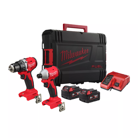 POWERPACK 2 OUTILS 18 VOLTS BRUSHLESS - M18 BLCPP2B-502C - MILWAUKEE - 4933492837