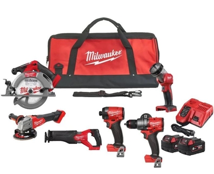 POWERPACK MILWAUKEE 6 OUTILS 18 V FUEL M18 FPP6G3-502B 4933498658