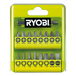 Boîte cristal 17 accessoires de vissage PH / PZ / SL / TX ; boîte-présentoir RYOBI RAK17SD - 5132002550