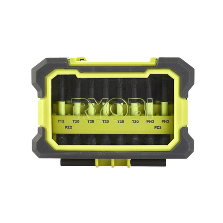 Coffret antichocs spécial impact 10 accessoires de vissage 50 mm PH - PZ - TX RYOBI RAK10MSDI - 5132003176