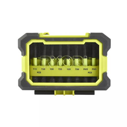 Coffret antichocs spécial impact 10 accessoires de vissage 50 mm PH - PZ - TX RYOBI RAK10MSDI - 5132003176