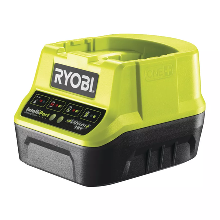 Chargeur rapide 1h 2 A 18V lithium-ion - charge 1 batterie 2,0 Ah en 1h RYOBI RC18120 - 5133002891