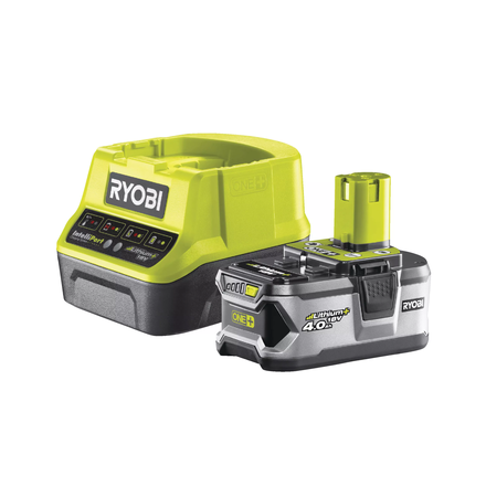 1 batterie lithium+ 18V - 4,0 Ah et 1 chargeur rapide 2,0 A RYOBI RC18120-140 - 5133003360