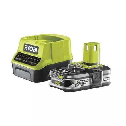 Batterie RYOBI Lithium ONE+ 18V-2,5Ah + Chargeur rapide 2,0A RC18 - 5133003756