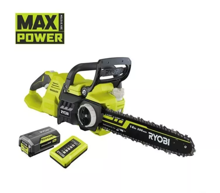 Tronçonneuse Ryobi 36V MAX POWER brushless 35 cm (1 x 5,0 Ah) - 5133004596