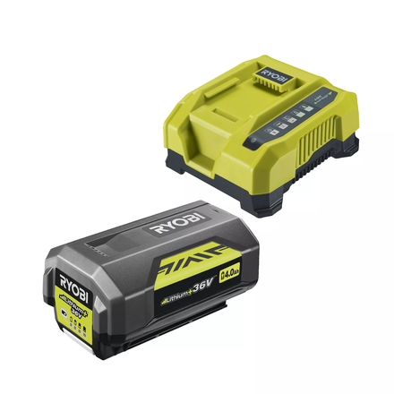 Pack batterie RYOBI 36V 4,0 Ah Max Power™ et chargeur rapide 6,0 A RY36BC60A140 - 5133004705