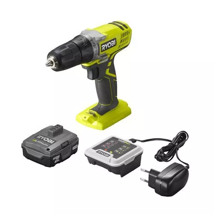 Perceuse-visseuse 12V - 25 Nm - 1 vitesse - mandrin 10 mm - 1 batterie lithium 2,0 Ah - chargeur RYOBI - 5133005060