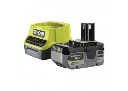 1 batterie lithium+ 18V - 4,0 Ah compacte et 1 chargeur rapide 2,0 A RYOBI - 5133005091