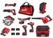 Full pack MILWAUKEE 9 machines 18V FUEL M18 outils + enceinte bluetooth + aspirateur