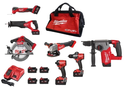 Pack 7 machines MILWAUKEE 18V FUEL M18 FPP6HF-504B FHX-0X