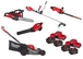 Pack MILWAUKEE JARDIN FORGE tondeuse + tronçonneuse + souffleur + taille haies + débrousailleuse