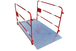 PASSERELLE DE CHANTIER PLIABLE ROUGE 2000 x 1000mm - PASSERELLEPLIABL