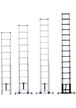 X-TENSO 2 ÉCHELLE TÉLESCOPIQUE accès 4.10m  - TUBESCA COMABI - 00094832