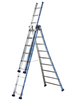 ÉCHELLE PLATINIUM TRANSFORMABLE 3 PLANS accès 5.8m - TUBESCA COMABI - 02443607