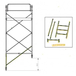 Kit escalier pour l'échafaudage Généris 750 - TUBESCA COMABI - 03012009