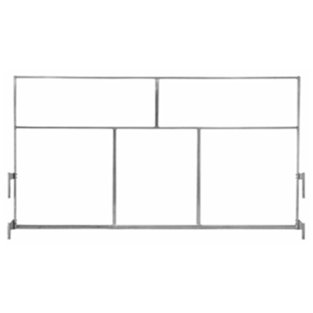 GARDE corps de montage 1.50m ALUMINIUM non permanent - TUBESCA COMABI - 04004013