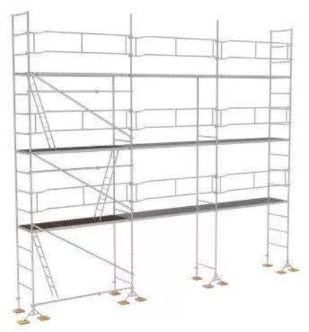 Echafaudage ACIER fixe M49  80 m² MEDIUM structure seule - TUBESCA - 04500804