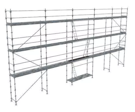 Echafaudage ACIER fixe R200 PROGRESS BUDGET 128 m² - pack structure et planchers - TUBESCA - 0P000585