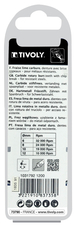 Fraise lime carbure Ogive Denture normale brise copeaux Forme D # / Ø: 12 / d2: 6 / L: 70 TIVOLY - 10317921200