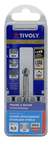 Fraise à noyer 90° HSS-E5 -DIN 335C -Queue cylindrique / Ø: 8.3 / L: 50 TIVOLY - 10331620830