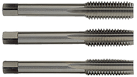 Jeu de 3 tarauds main Standard HSS -M -DIN 352 -6H / Ø: 22 X 2.5 TIVOLY - 1050051220250