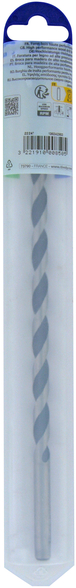 Foret bois 3 pointes L250mm -Queue cylindrique (Blister) / L: 250 Ø: 8 TIVOLY - 10800420800