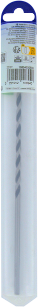 Foret bois 3 pointes L250mm -Queue cylindrique (Blister) / L: 250 Ø: 5 TIVOLY - 10804520500
