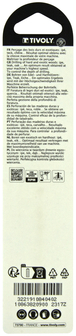 Foret bois 3 pointes -Queue cylindrique -Gradué SLR (Blister) / L: 125 Ø: 9 TIVOLY - 10863820900