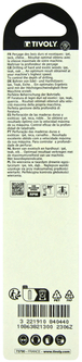 Foret bois 3 pointes -Queue cylindrique -Gradué SLR (Blister) / L: 151 Ø: 13 TIVOLY - 10863821300