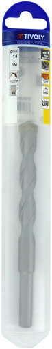 Foret bétons -Queue cylindrique (Blister) / L: 150 Ø: 14 TIVOLY - 10900221400