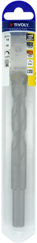 Foret bétons -Queue cylindrique (Blister) / L: 160 Ø: 18 TIVOLY - 10900221800