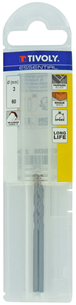 Foret bétons -Queue cylindrique (Etui plastique) / L: 60 Ø: 3 TIVOLY - 10900240300