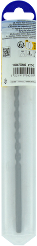 Foret bétons L200mm -Queue cylindrique (Blister) / L: 200 Ø: 6 TIVOLY - 10900720600