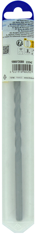 Foret bétons L200mm -Queue cylindrique (Blister) / L: 200 Ø: 8 TIVOLY - 10900720800