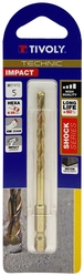 Foret bétons Shock Serie -Queue hexagonale monobloc (Blister) / L: 85 Ø: 5 TIVOLY - 10901620500