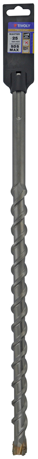 Foret bétons Maxter4 -SDS MAX -L520mm (Clip SDS brochable) / L: 520 Ø: 24 TIVOLY - 10905732400